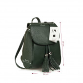 Rucsac dama din piele naturala DiAmanti Giuseppe Verde Scuro